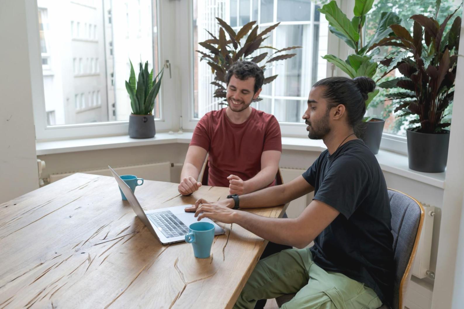 Financial data analysis workspace showing comparative company metrics